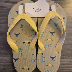 Soha Keiki Slippers - Size Youth 2/3 - BNWT
